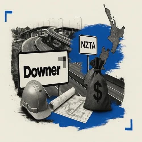 Downer EDI (DOW AT) selected as preferred contractor for NZTA highway contracts