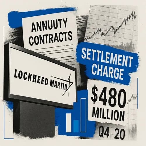 Lockheed Martin (LMT) expects to recognise a non-cash